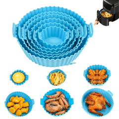 Reusable Silicone Air Fryer Liners (Set of 6)