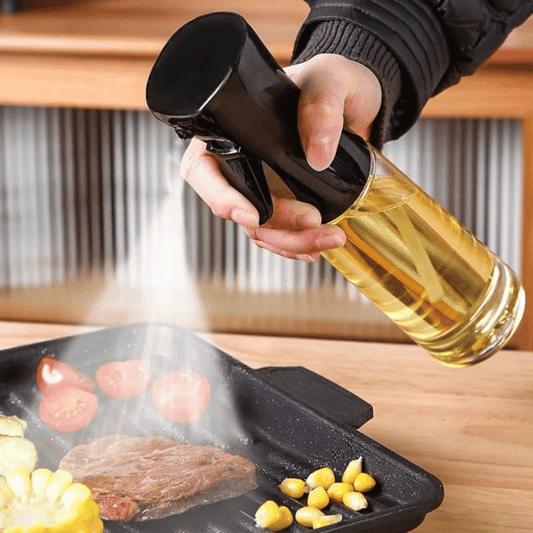 2-in-1 Olive Oil Sprayer and Dispenser Bottle