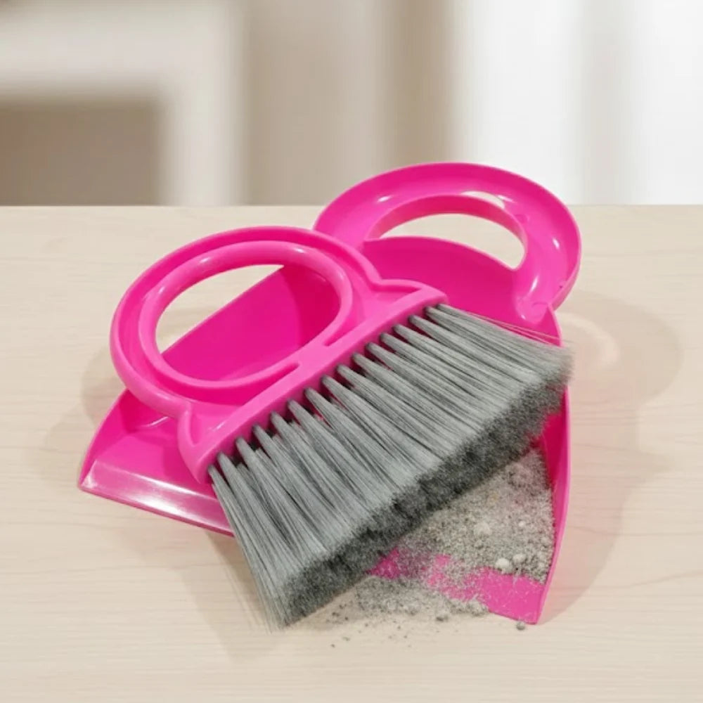 Small Broom Brush and Dustpan Set
