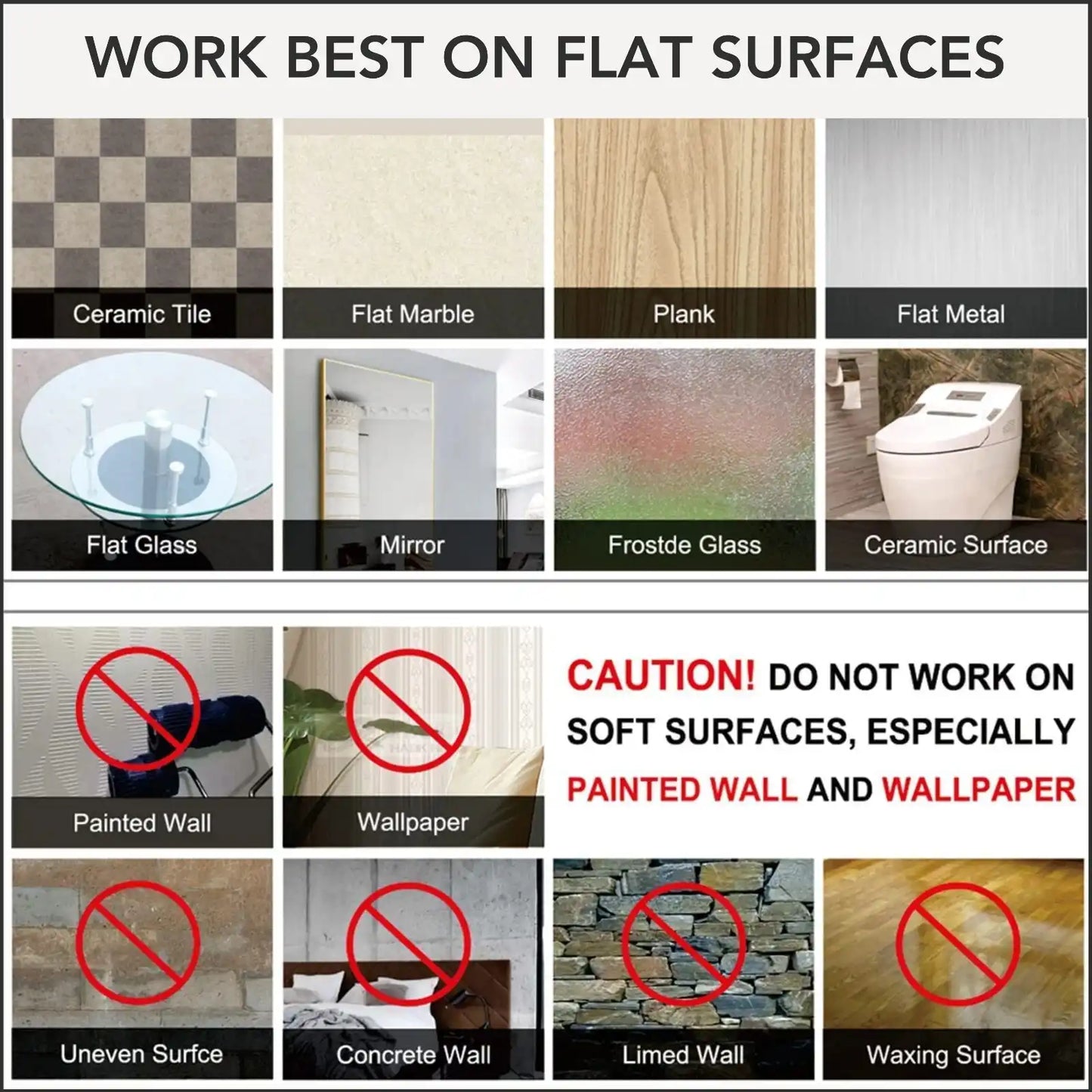 Pack of 10 Flower Wall Hooks