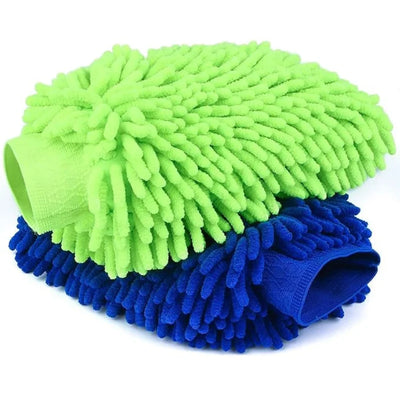 Double Sided Microfiber Cleaning Gloves (Pack of 2)