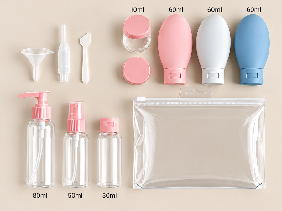 11-in-1 Leak-Proof Travel Bottles Kit