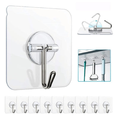 Round Wall Hooks (Pack of 10)