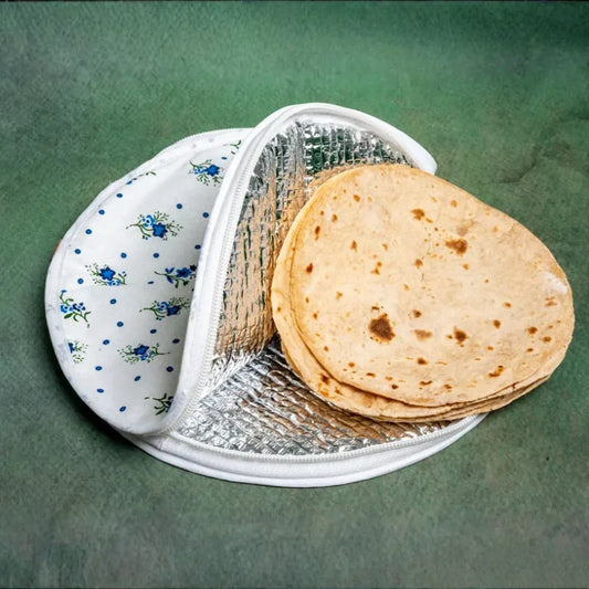 Insulated Roti Cover with Zip for Hot Rotis