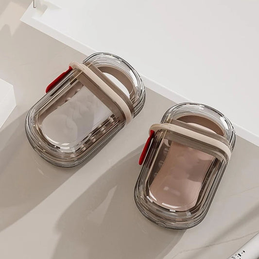 Travel Friendly Soap Holder (2 Pcs)