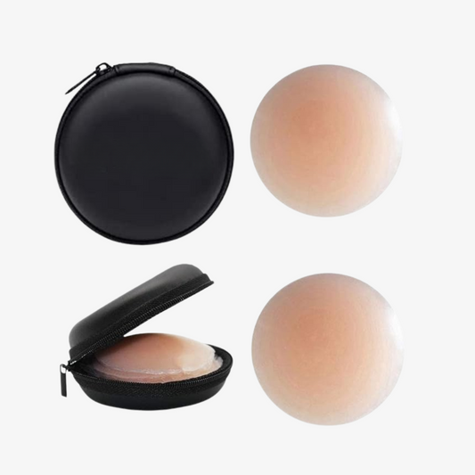 2 Pcs Silicone Nipple Covers With Case