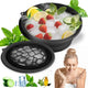2-in-1 Collapsible Ice Face Bowl with Built-In Tray