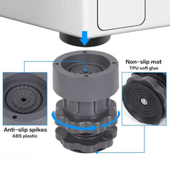 Washing Machine Vibration Pads | Anti-Slip Noise Reduction Shock Absorbing Pads