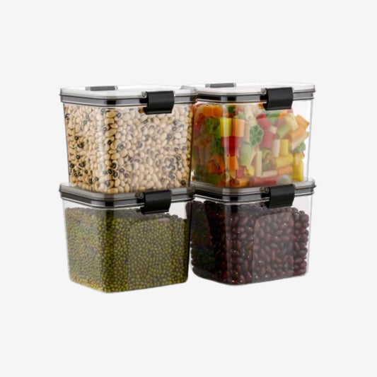 Airtight Food Storage Containers (Pack of 4, 700 ML)