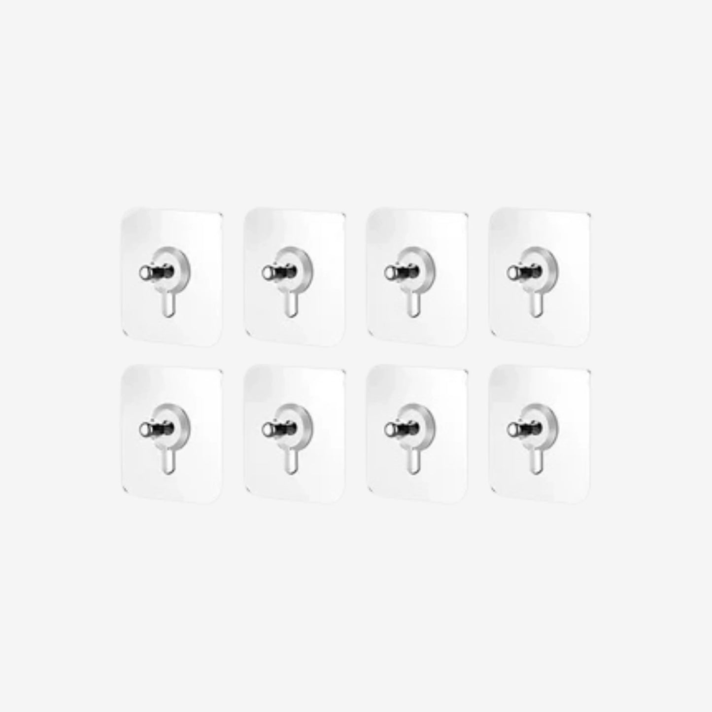 Heavy Duty Self-Adhesive Screw Hooks (Pack of 10)