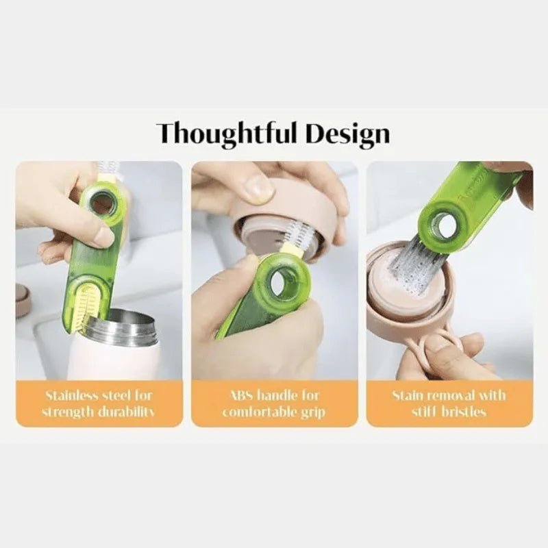 3-in-1 Water Bottle Cleaner Brush