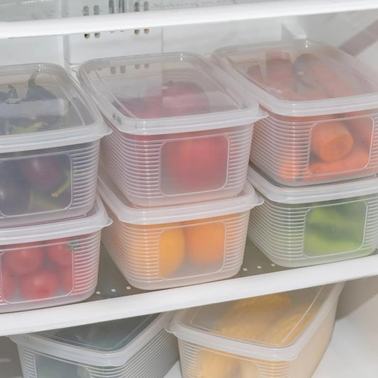 Fridge Storage Container (Pack of 6, 1800 ML)