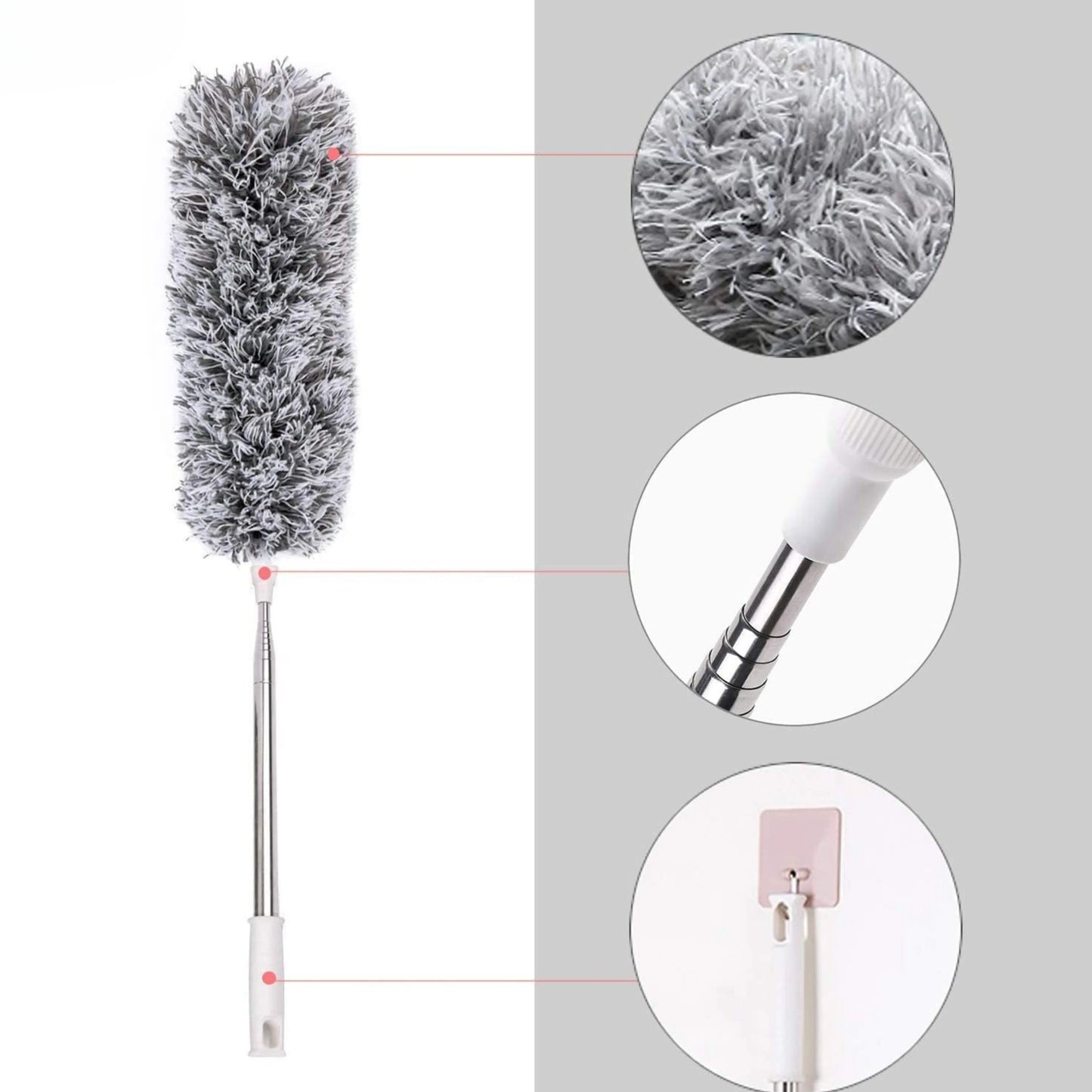 Extendable Microfiber Feather Duster