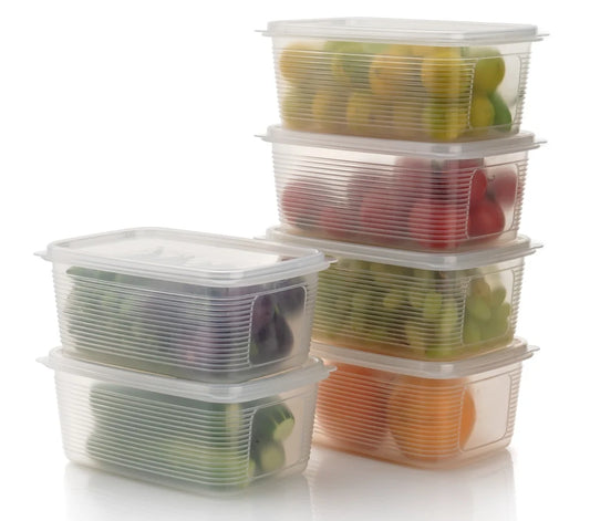 Fridge Storage Container (Pack of 6, 1800 ML)