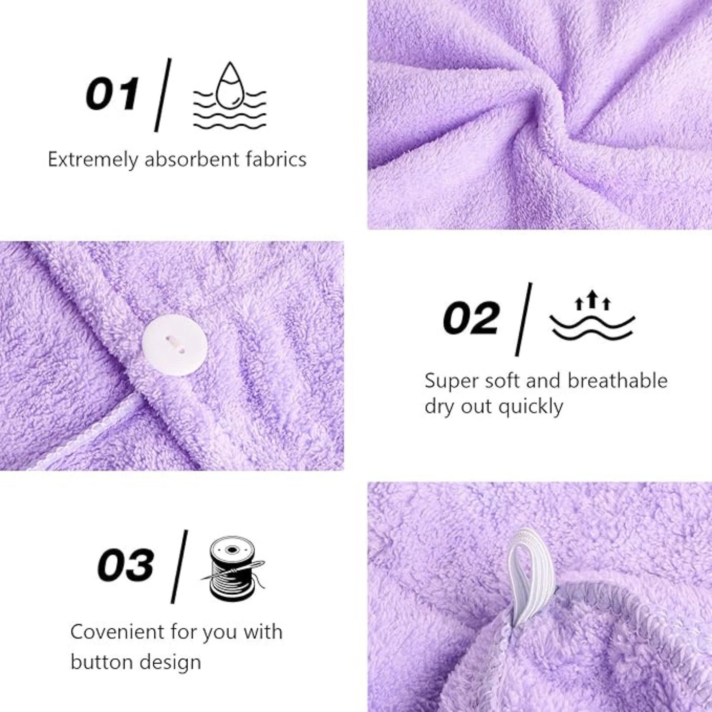 Microfiber Hair Towel