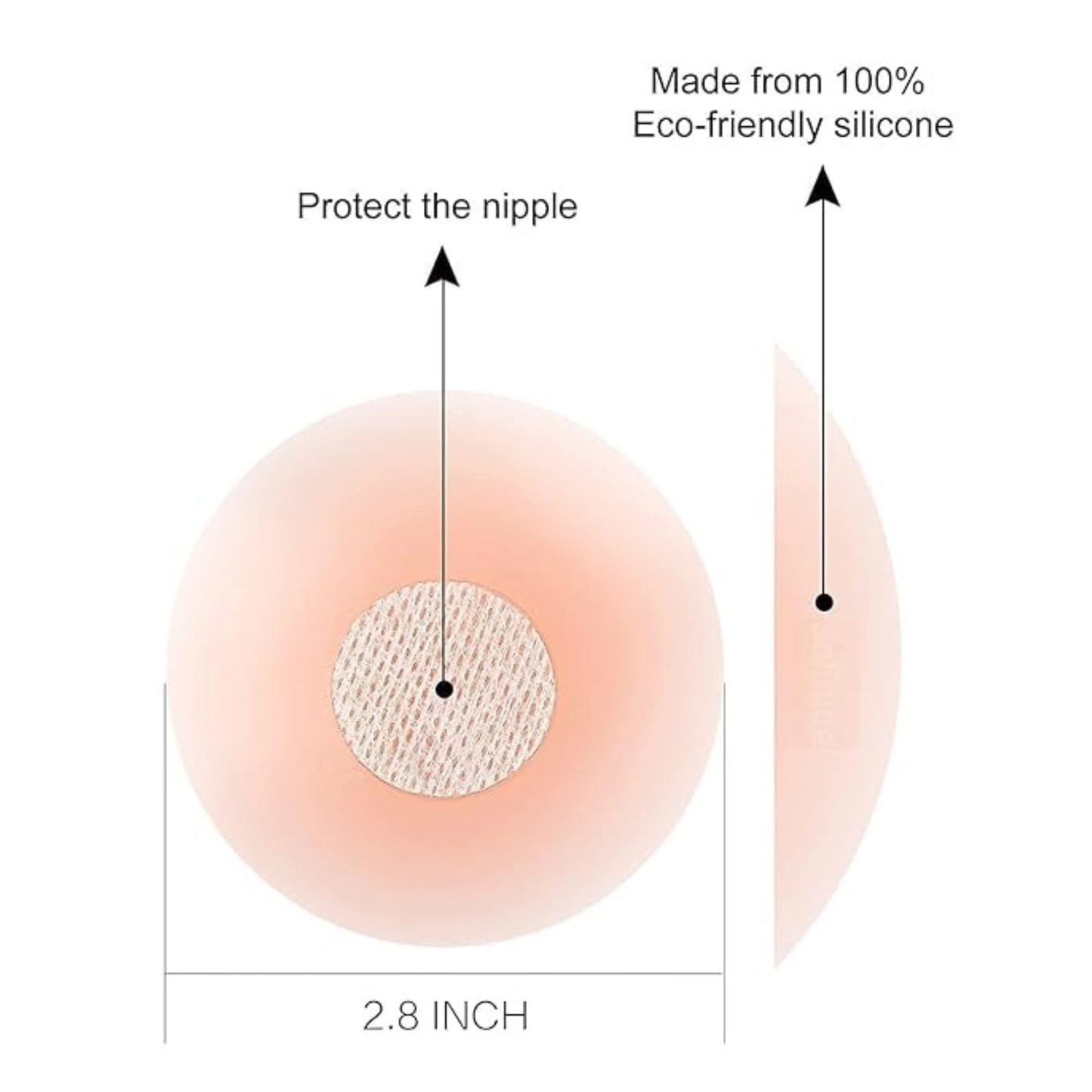 4 Pcs Silicone Nipple Covers
