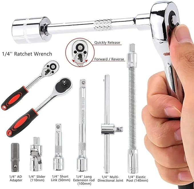 46-Piece Multi-Purpose Stainless Steel Tool Kit