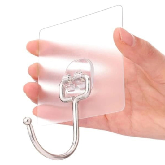 Heavy Duty Adhesive Wall Hooks (Pack of 2)