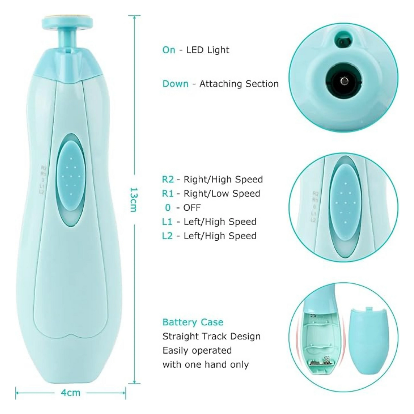 Electric Baby Nail Trimmer