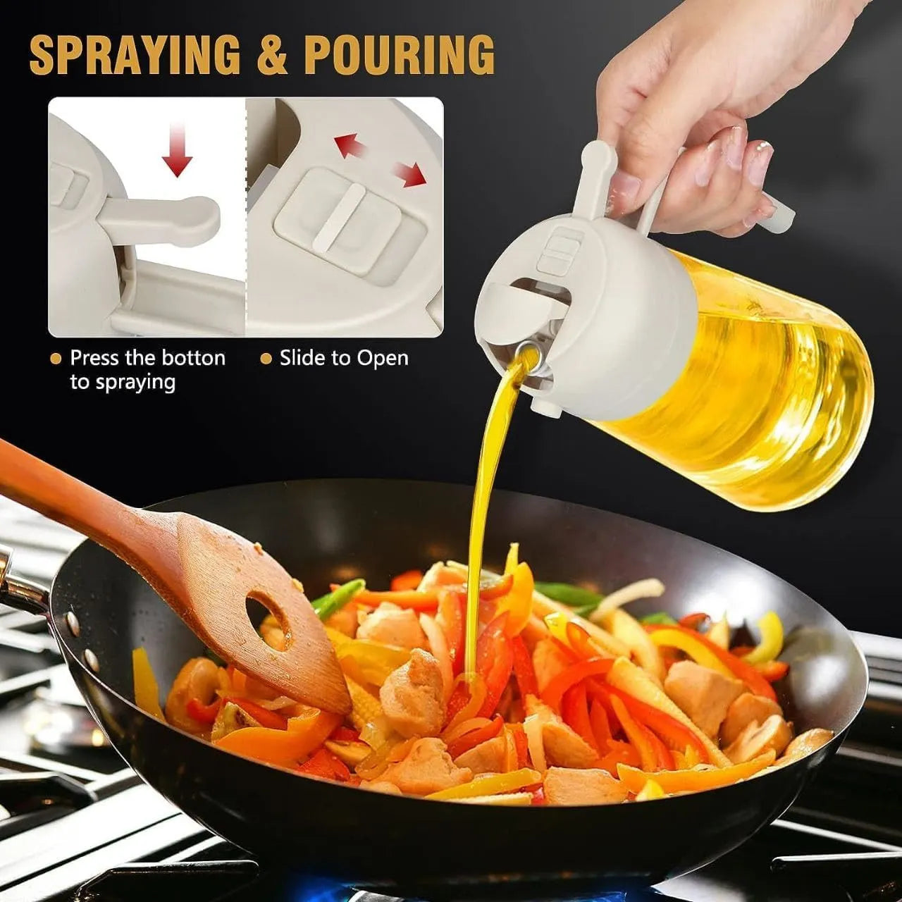 Glass Oil Spray Bottle