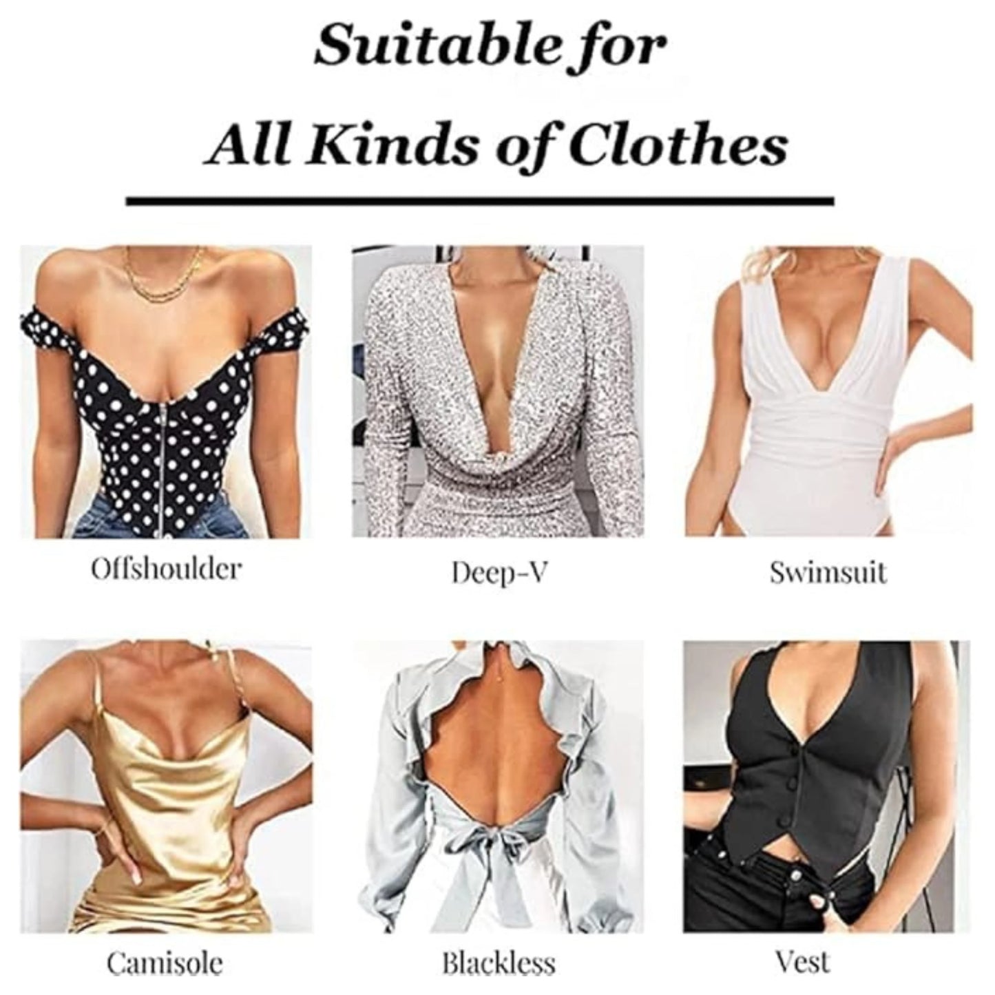 Solitude Breast Lift Boob Tape with 10 Nipple Pasties