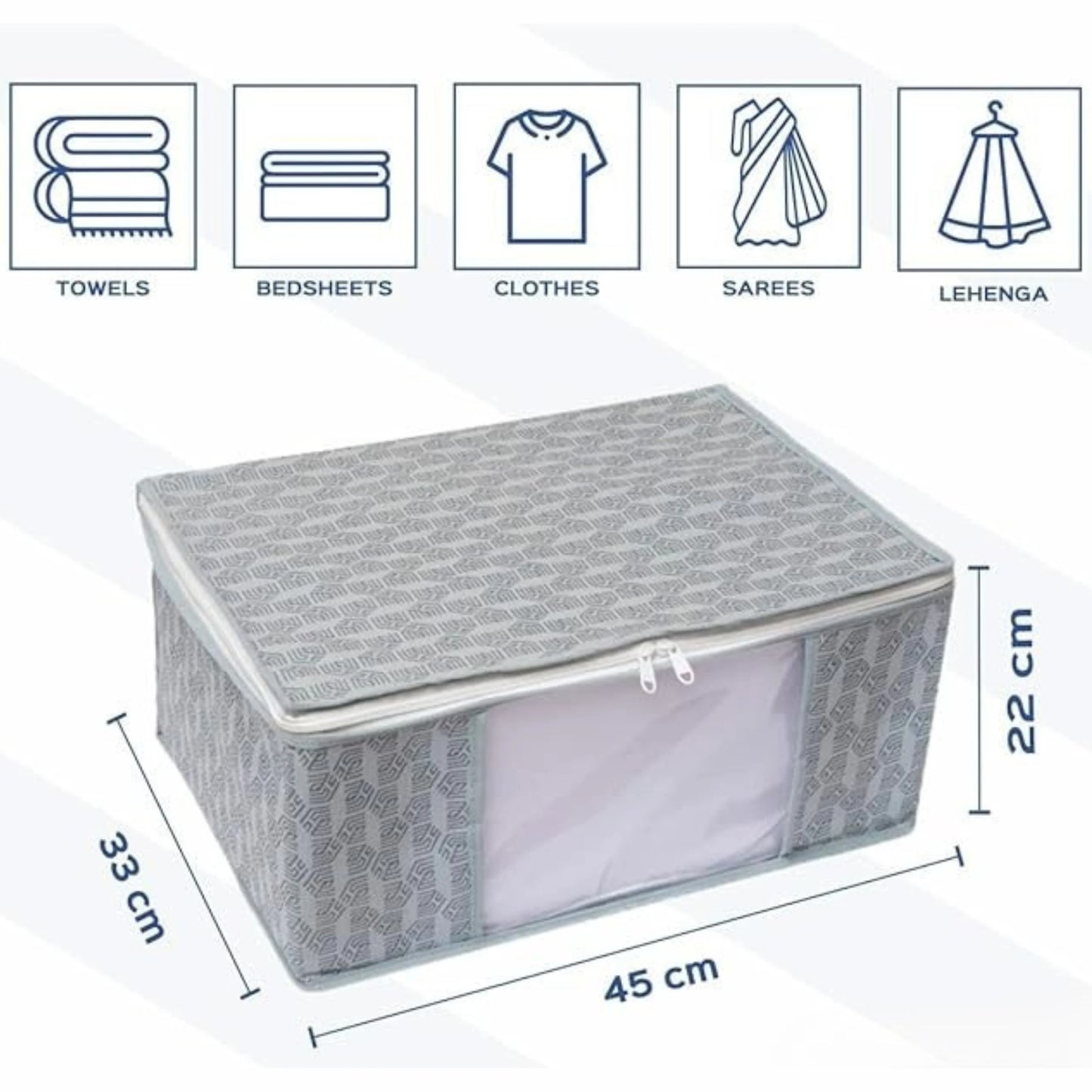 Non-Woven Saree Organizer Bags
