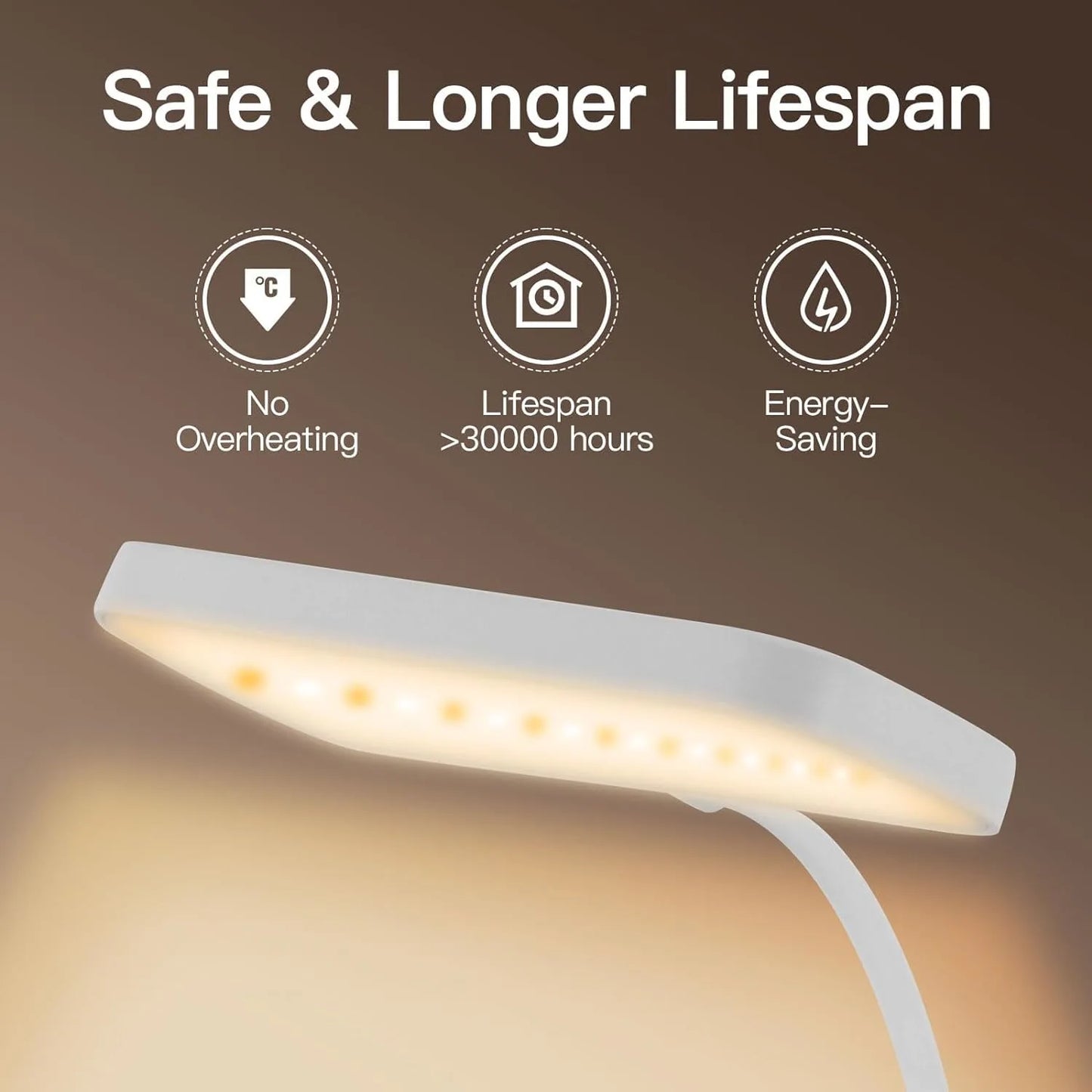 Rechargeable LED Study Table Lamp