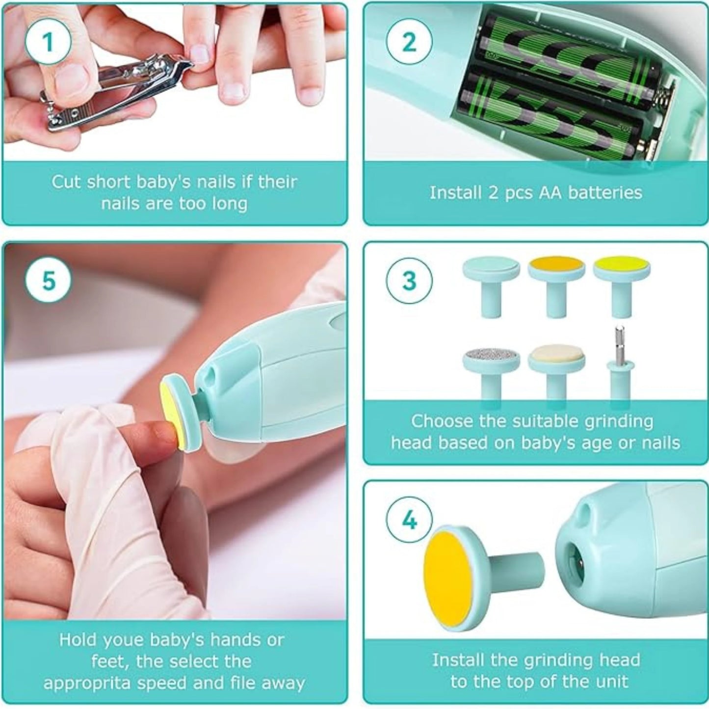 Electric Baby Nail Trimmer