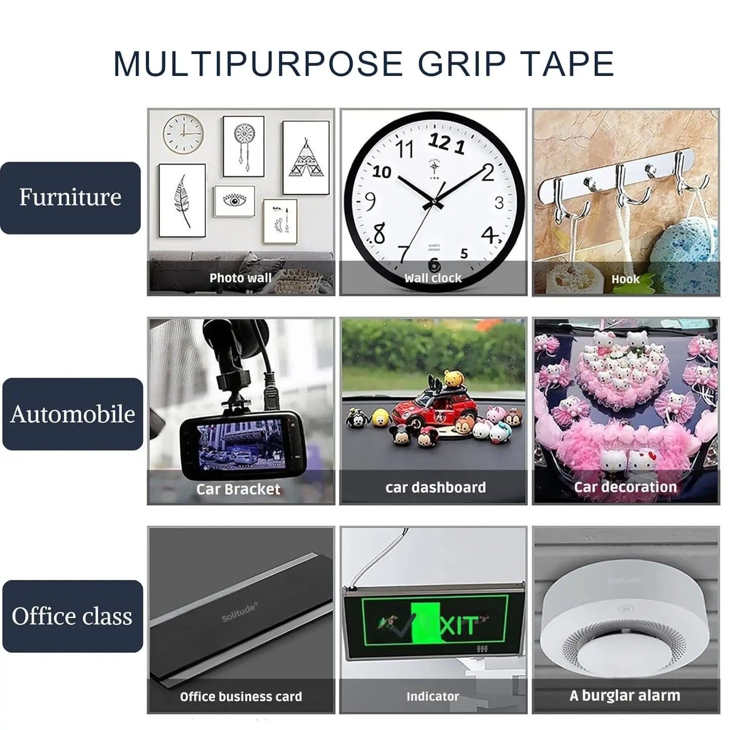 Double-Sided Transparent Tape Roll (1mm x 3m)