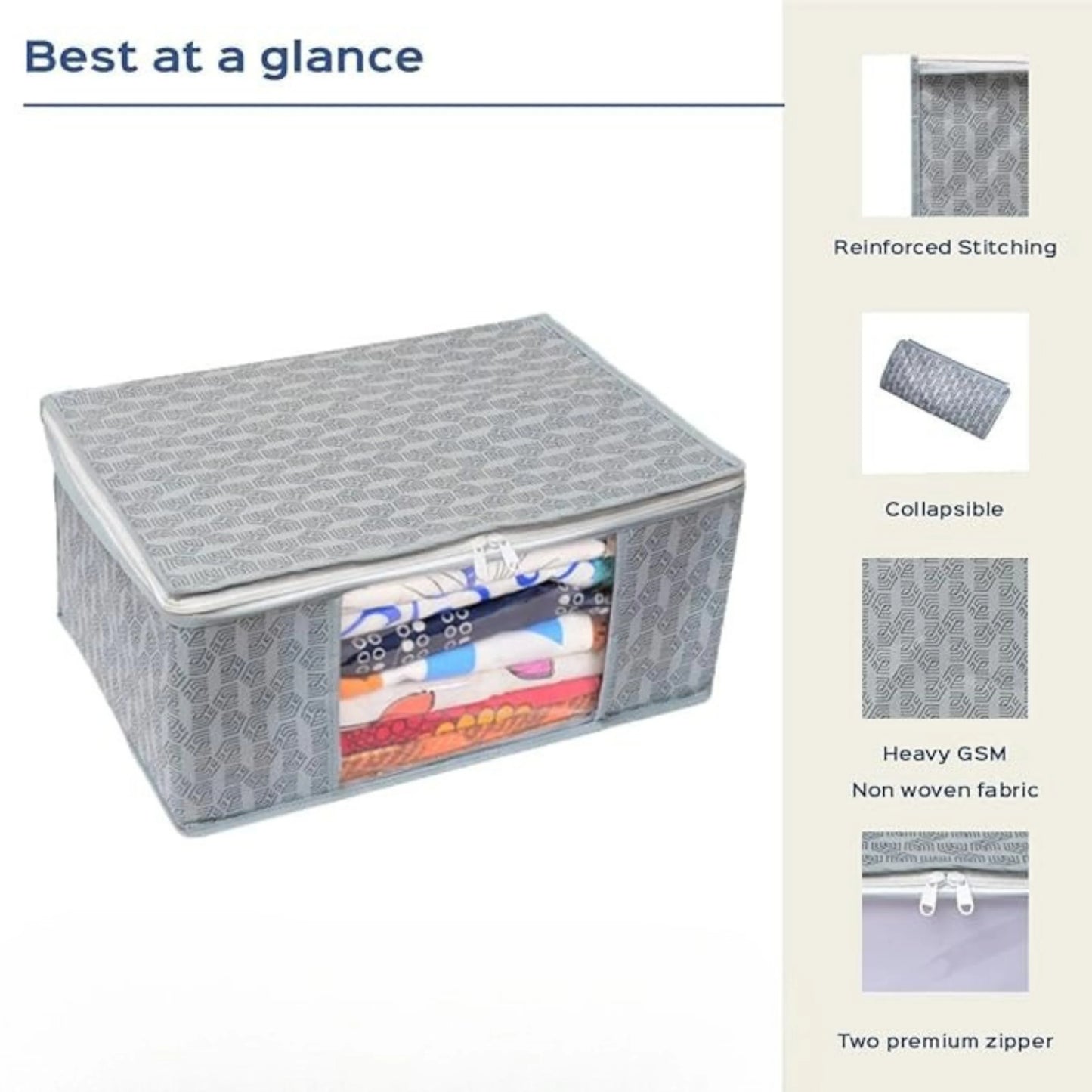 Non-Woven Saree Organizer Bags