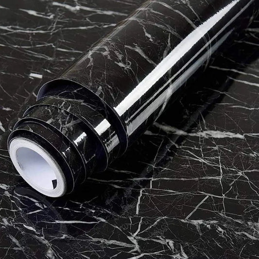 Black Marble Wallpaper Sticker