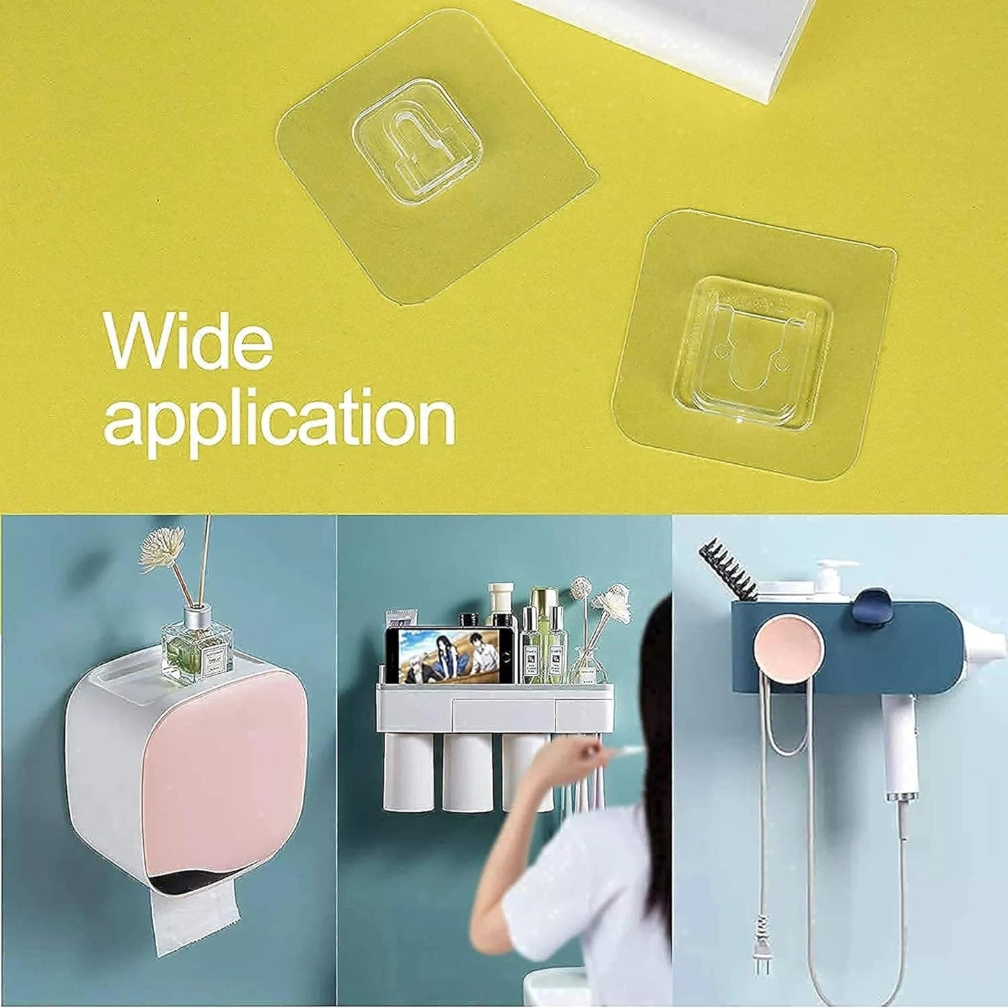 Male/Female Wall Sticker Hooks