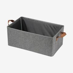 Foldable Clothing Storage Basket with Metal Frame