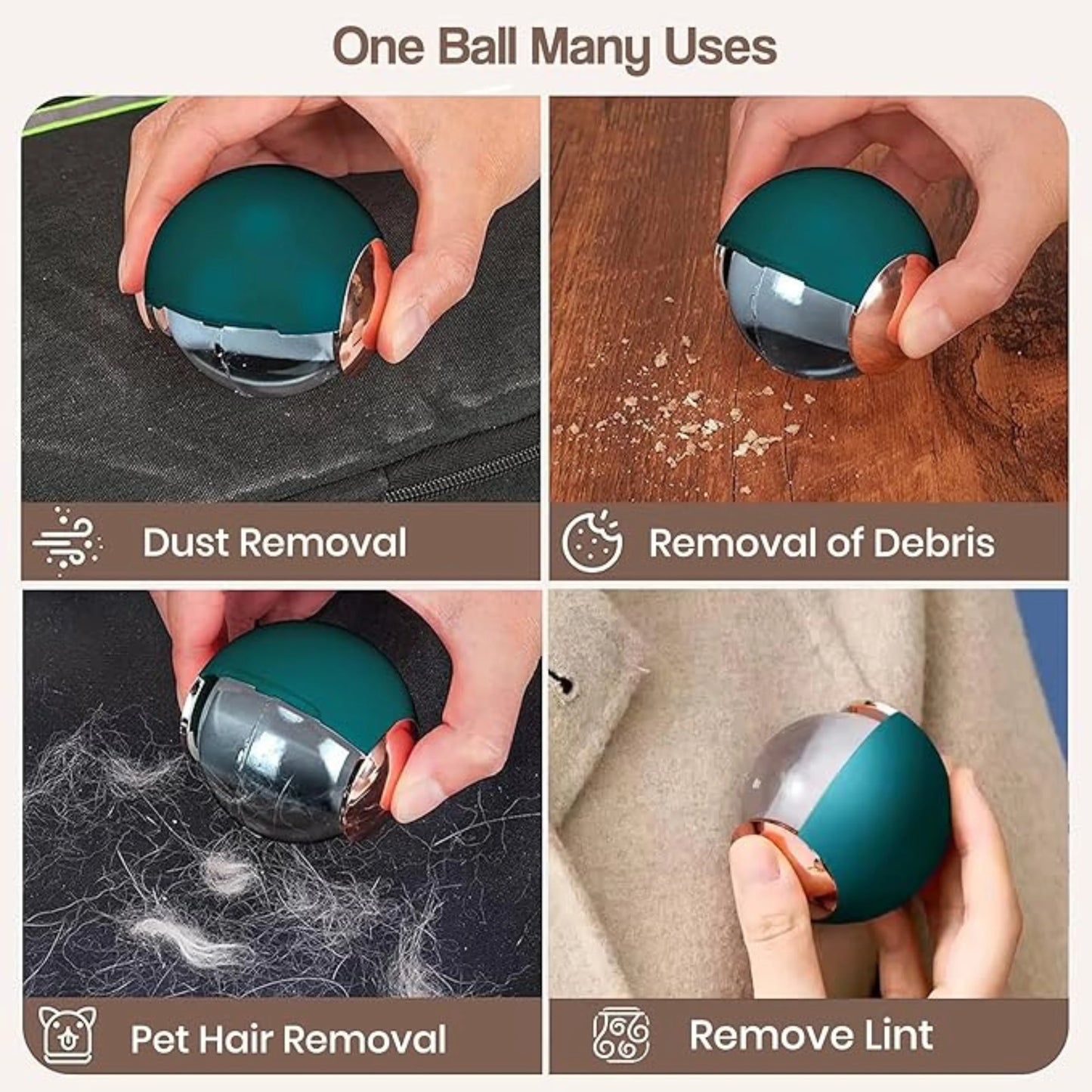 Reusable Lint Roller Ball