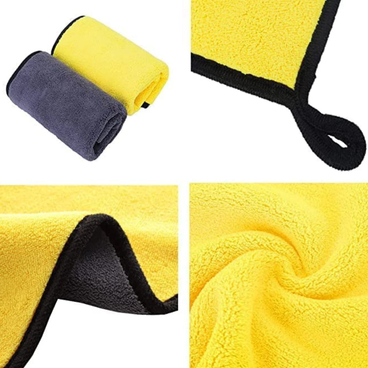 Solitude Microfiber Towel Cloth 40 x 40 cms, 400 GSM