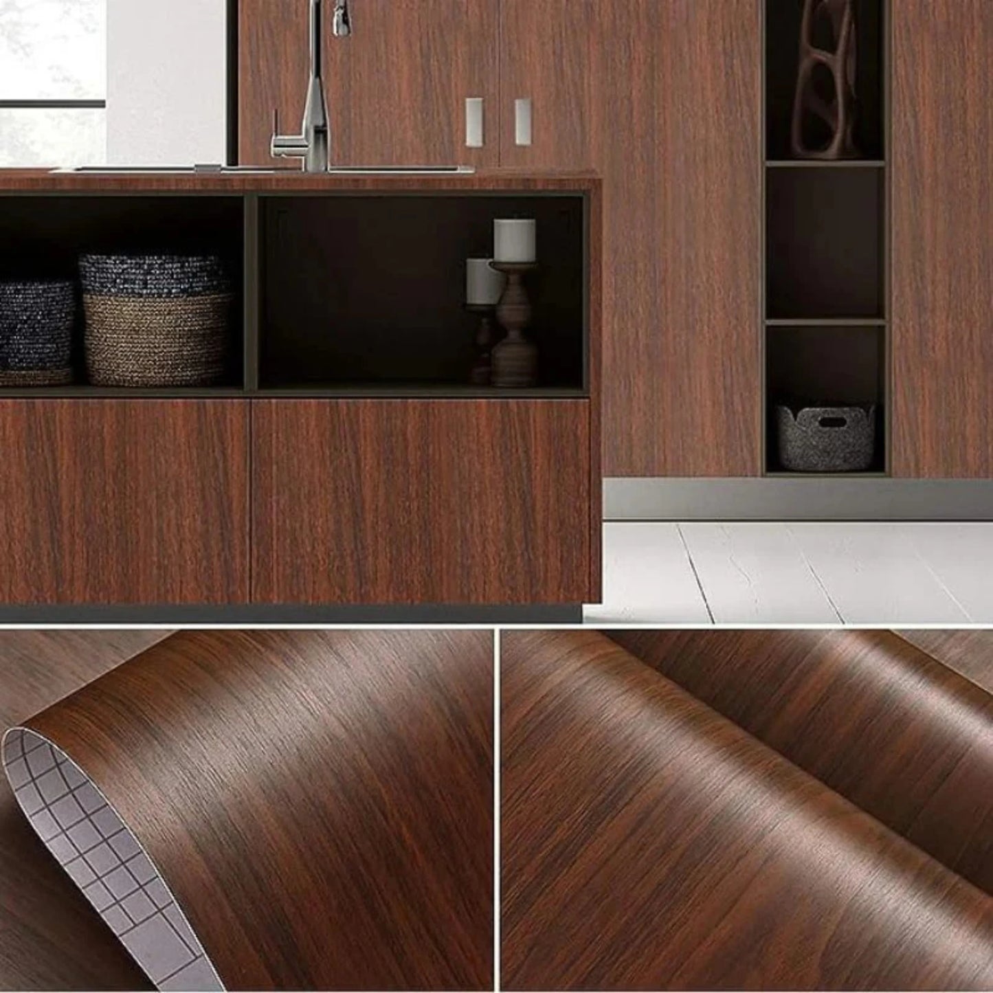 Wall Stickers Wood Wallpaper