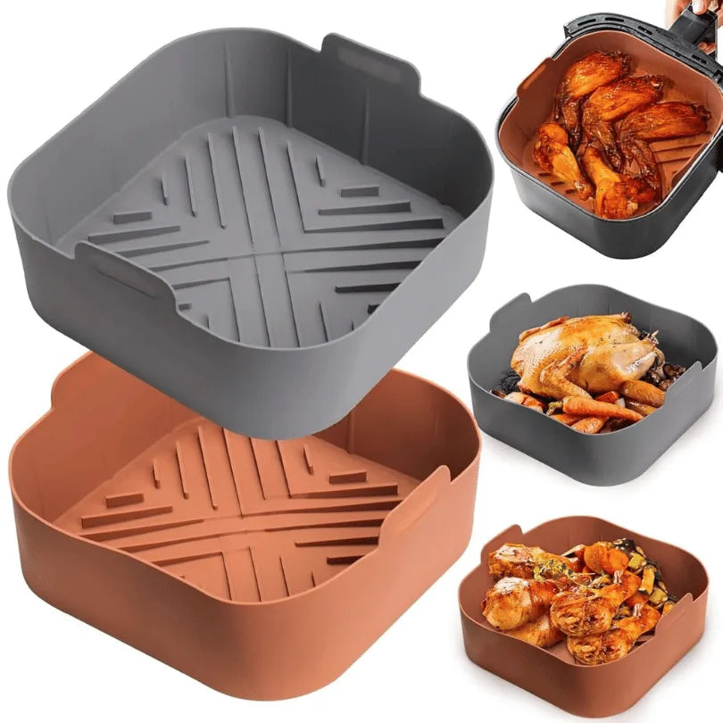 Square Silicone Air Fryer Liners