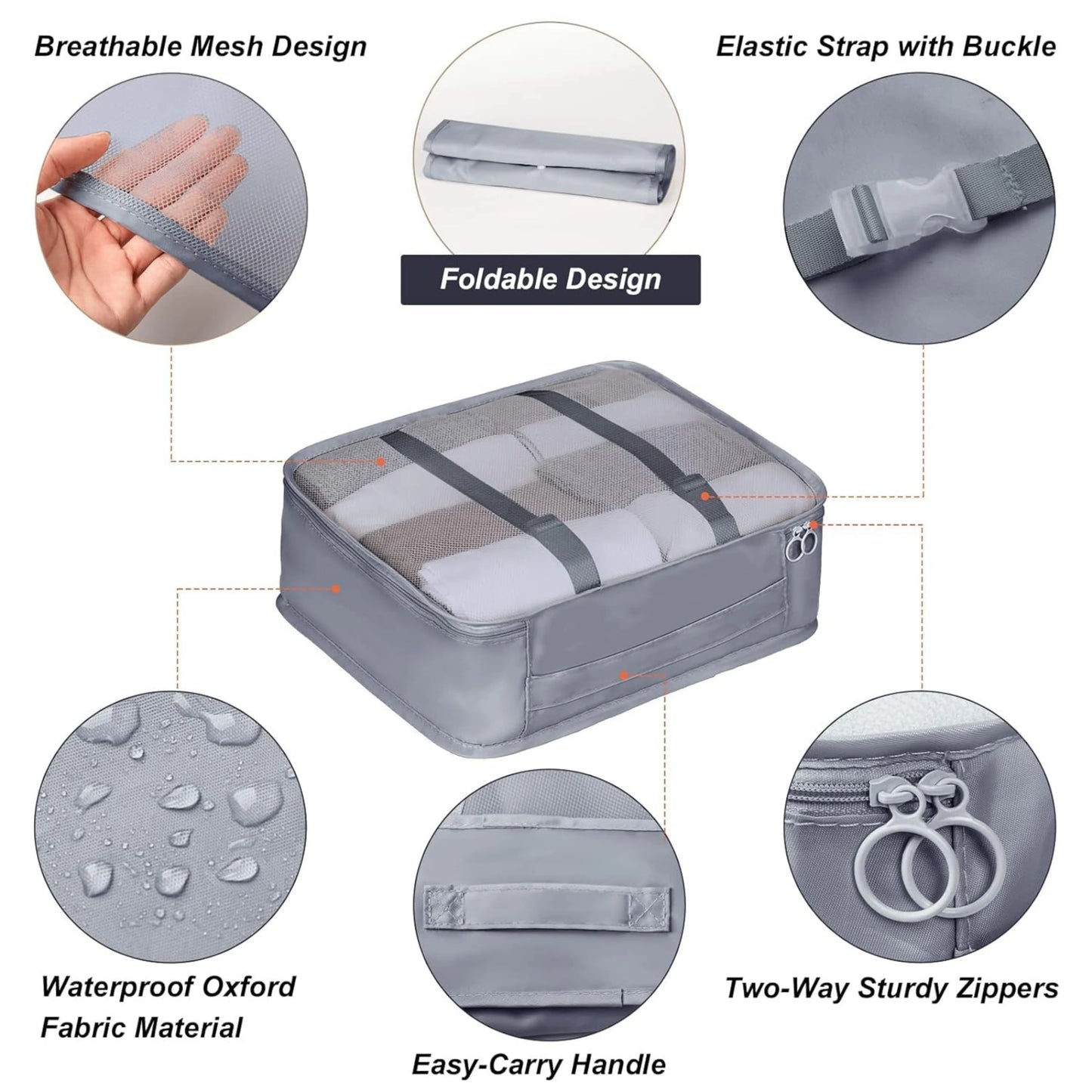 Travel Packing Cubes Set
