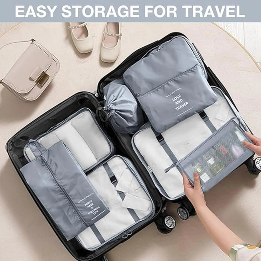9-in-1 Travel Packing Cubes Organizer Set