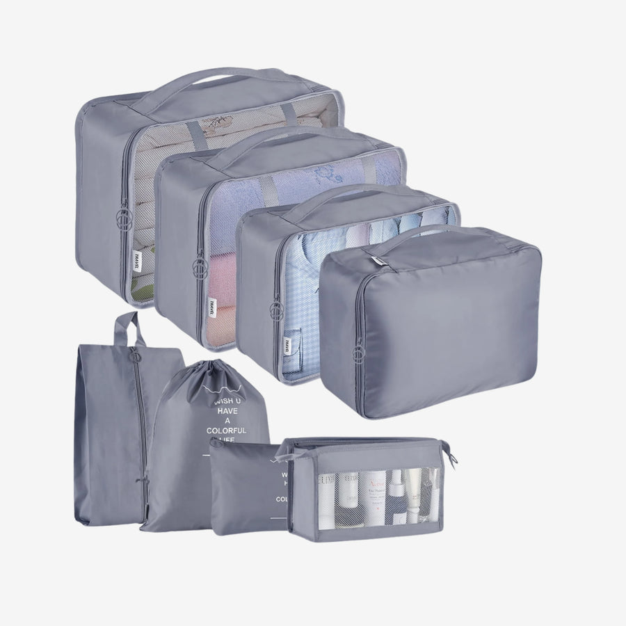 9-in-1 Travel Packing Cubes Organizer Set
