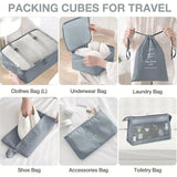 9-in-1 Travel Packing Cubes Organizer Set