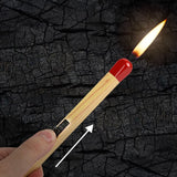 Matchstick Lighter, Long Handle Refillable Butane Gas Flame Lighter for Kitchen Stove, Candles, BBQ & Camping, Compact & Portable