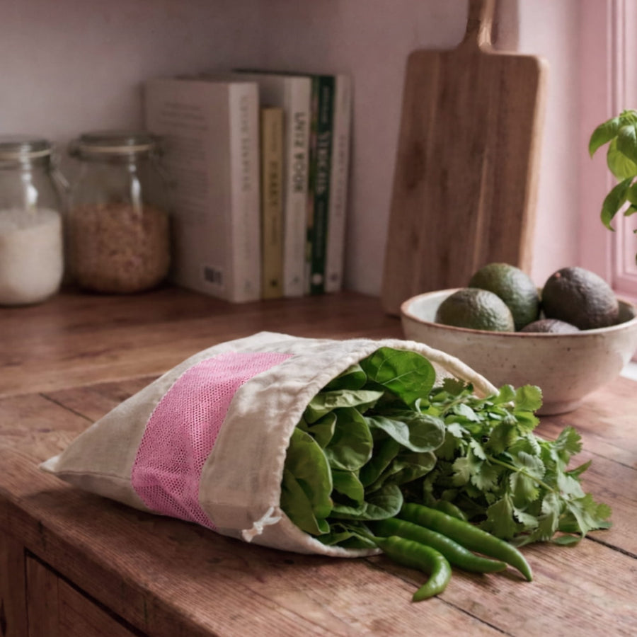 Cotton Vegetable Bag (Pack of 3)