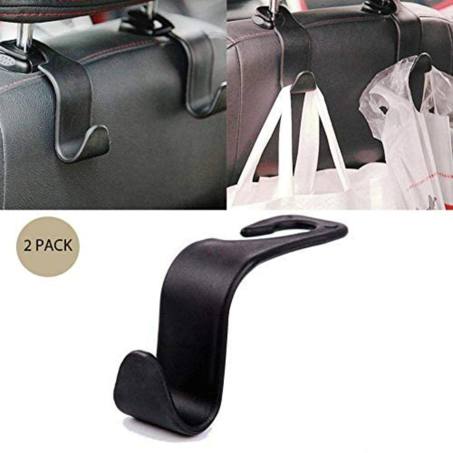 Car Headrest Hook with 360° Rotation