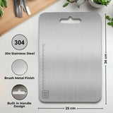 Premium Stainless Steel Chopping Board (36CM X 25CM)