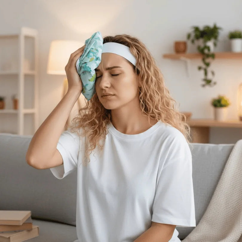 Hot & Cold Ice Pack Bag for Pain Relief (9 Inch)