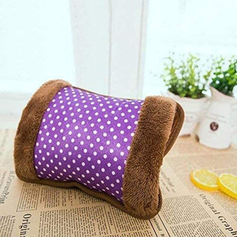 Electric Fur Velvet Heating Bag with Hand Pocket