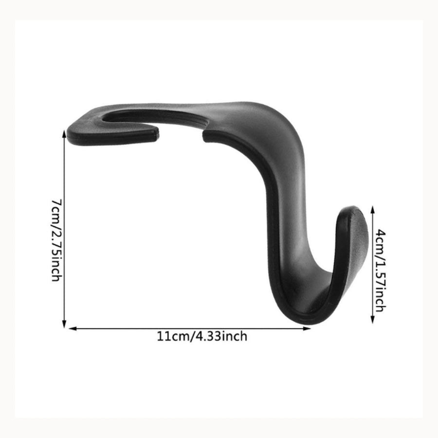 Car Headrest Hook with 360° Rotation