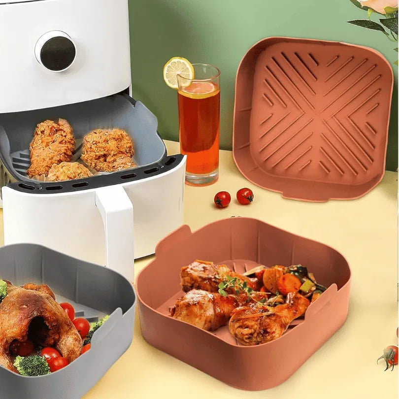 Square Silicone Air Fryer Liners