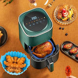 Reusable Silicone Air Fryer Liners (Set of 6)